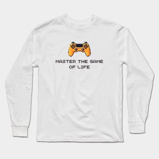 Pixel Prodigy: Master the Game of Life Long Sleeve T-Shirt